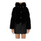Piumino Donna in velluto Nero Elisabetta Franchi- Francavilla Moda